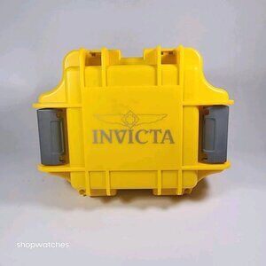 Invicta‎ Yellow One Slot Signature Dive Watch Case Waterproof & Impact Resistant